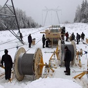 Прокладка кабеля фотография