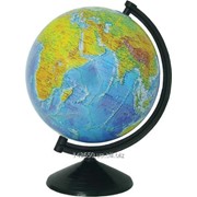 Глобус физический 26 см - лакированный с подсветкой, на пластиковой подставке фото