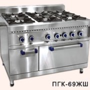 Плита газовая кухонная шестигорелочная ПГК-69ЖШ фотография