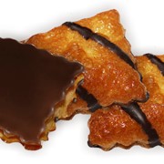 Печенье слоеное БОМ-БІК Незвичайне с черным шоколадом