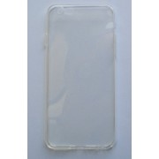 Чехол на Айфон 6/6s приятный Силикон толщиной 0.5 мм с защитой камеры Прозрачный Белый фото