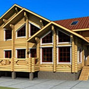 Дом из оцилиндрованного бревна “ИЛЬИНСКОЕ“ площадью 302.96 кв. м. фото