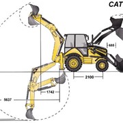 Услуги экскаватора - погрузчика CAT 428E, 2012 г.в.