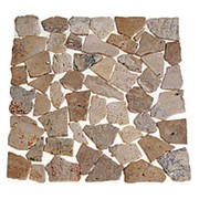 Каменная мозаика MS7030 МРАМОР розовый квадратный фото