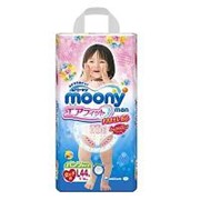 Трусики-подгузники Moony д/дев L 44 (9-14 кг) фото