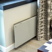 Дизайн-радиатор Lully Блики h 450 мм L 1520 мм серый фотография
