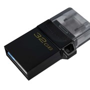 Флешка Kingston 32Gb DataTraveler microDuo 3.0 G2 (DTDUO3G2/32GB) USB 3.0 черный фото