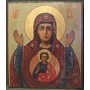 Икона Божией Матери Знамение или Оранта. Россия, ок. 1900. фото