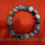 Браслет из агата 10 мм фото