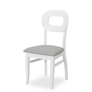 Деревянный стул B505 White ДП Gloss фотография