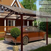 Двускатные навесы Для машины или накрыть двор фото
