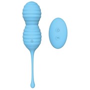Голубые вагинальные виброшарики beehive с пультом ду Dream Toys 21391 фото