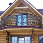 Перила балконные кованые фото