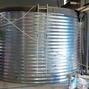 Емкость 200 м3 модульный резервуар вертикальный стальной для питьевой воды аналог рвс