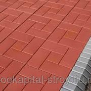 Красная тротуарная плитка толщина 60 фото