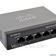 Коммутатор Cisco SB SF100D-05 5-Port 10/100 Desktop Switch (SF100D-05-EU) фотография