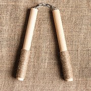 Сувенир деревянный “Нунчаки“, массив бука, 25 см фотография