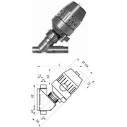 Угловой клапан тип 211, PVC-U РС(нормально закрытый)