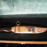 Сувенирный нож ручной работы “ВОЛК“, сувенирный нож фото