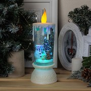 Фигура световая свеча “Снеговик“, 26х10х10 см, от бат. 3хАА(не в компл.), RGB фотография