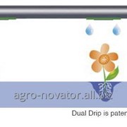 Капельные линия Dual Drip 16-10-40 см (1,6 л/ч)для увеличения орошаемой площади фото