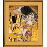Набор для вышивания нитками Поцелуй по мотивам картины Г.Климта