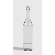 Бутылка из прозрачного стекла В-28-2-500-СВГ-052 фото