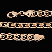 Цепочка под золото ''Chang Mei Jewelry'' плетение лав, (50 см) 350009 фото