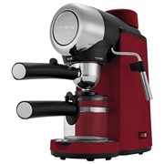 Кофеварка рожковая POLARIS PCM 4007A, 800 Вт, объем 0,2 л, 4 бар, подсветка, съемный фильтр, красная фото