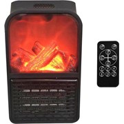 Портативный электрообогреватель с имитацией камина Flame Heater 1000Вт фото