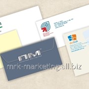 Полноцветная печать логотипов на конвертах фотография