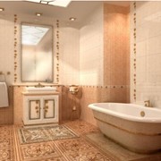 Плитка керамическая для ванной комнаты коллекция Каменный цветок фото