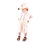 Детский карнавальный костюм Медведь полярный фото