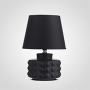 Керамическая Настольная Черная Лампа “Модерн“ S фото