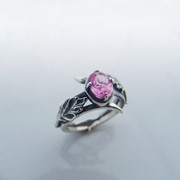 Кольцо “Роза“ из серебра от WickerRing фотография