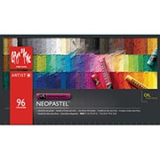 Набор масляной пастели Carandache Neopastel, металлический футляр, 96 цветов фото