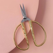 Ножницы универсальные, скошенное лезвие, 3,5', 8,5 см, цвет золотой фото