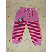 Детские штаны для девочки 1-3 года розовые