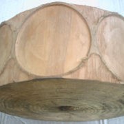 Модель барабана для производства пельменей деревяный фотография