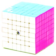 Кубик Рубика YuXin 7x7 HuangLong Color Pink фотография