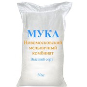 Мука пшеничная хлебопекарная “Новомосковская“ высшего сорта, 50 кг фото