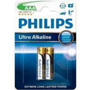 Батарейка PHILIPS LR03 PHILIPS Ultra Alkaline * 2 (LR03E2B/10) фотография