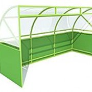 Навес для 3-х мусорных контейнеров фото