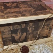Деревянный посылочный ящик Ретро фото