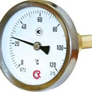 Термометр биметаллический (осевой штуцер G 1|2'') ТБ-63