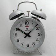Механические часы PERFECT с будильником серые 1091