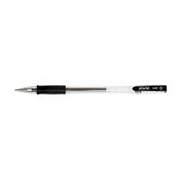 Ручка гелевая Attache Town, 0,5мм, с резиновым упором, черная