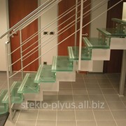 Лестницы из стекла фото