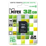 Карта памяти SDHC MIREX 32GB (class 10) фото
