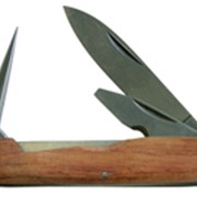Нож для резки кабеля с деревянной ручкой Haupa фотография